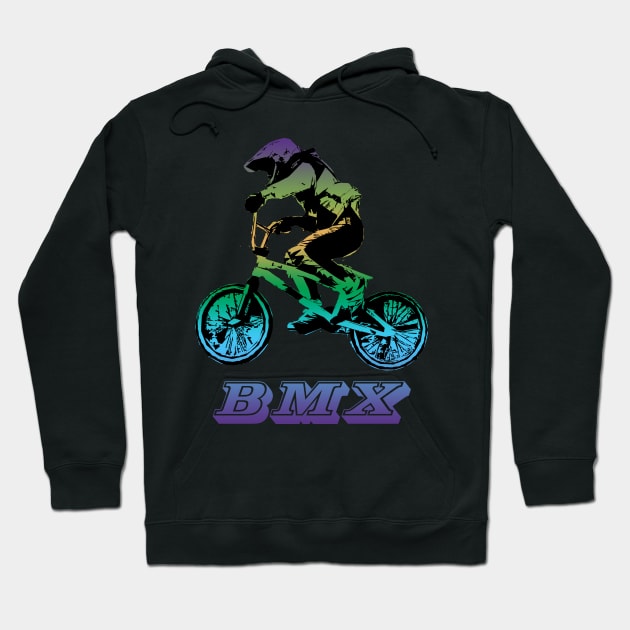 bmx Hoodie by rickylabellevie